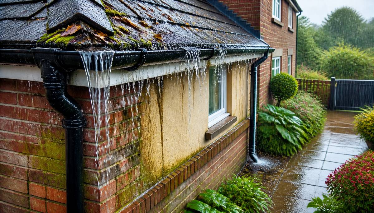 The Hidden Relationship Between Gutters, Roofs and Damp Walls