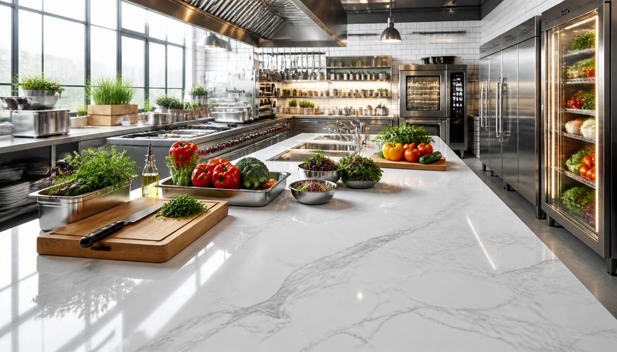 Porcelain Worktops: Elevating Food Prep to an Art Form