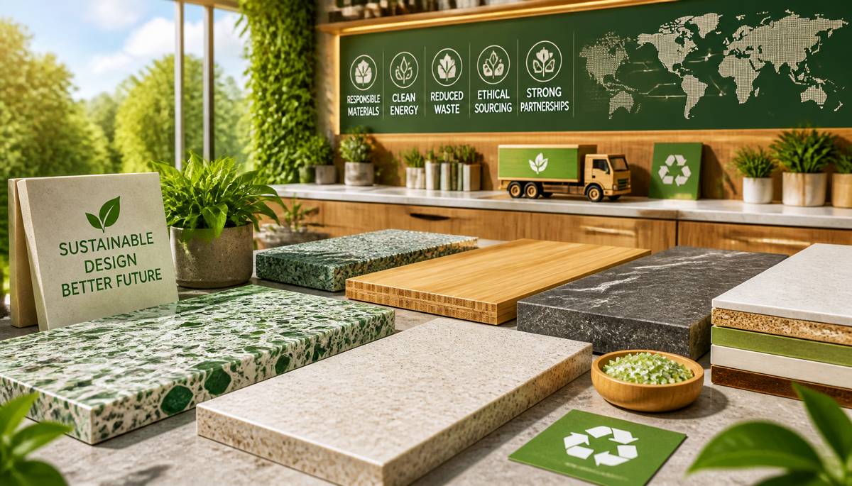 Green Countertops: The B2B Recipe for Eco-Friendly Kitchen Worktops