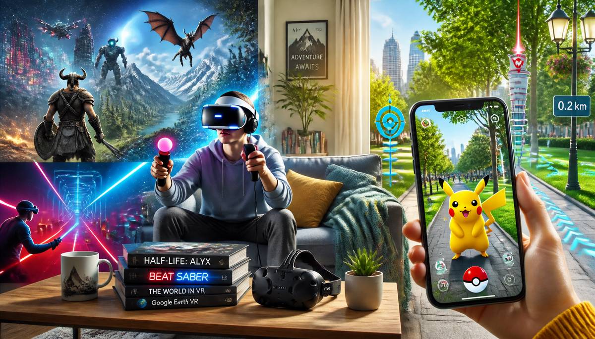 Media Evolution: Virtual Reality and Augmented Reality in Entertainment