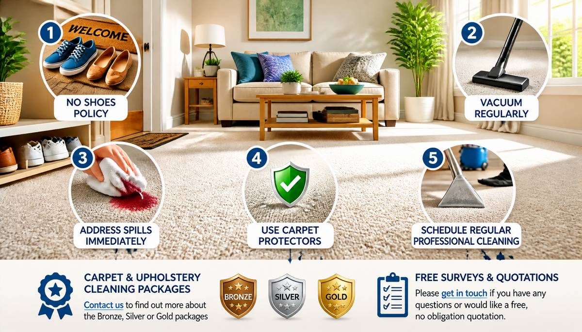 5 Expert Tips to Maintain Clean Carpets After Professional Cleaning