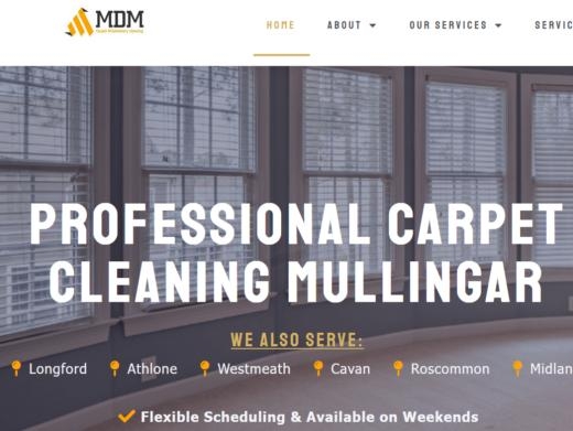 https://mdmcarpetcleaning.ie/ website