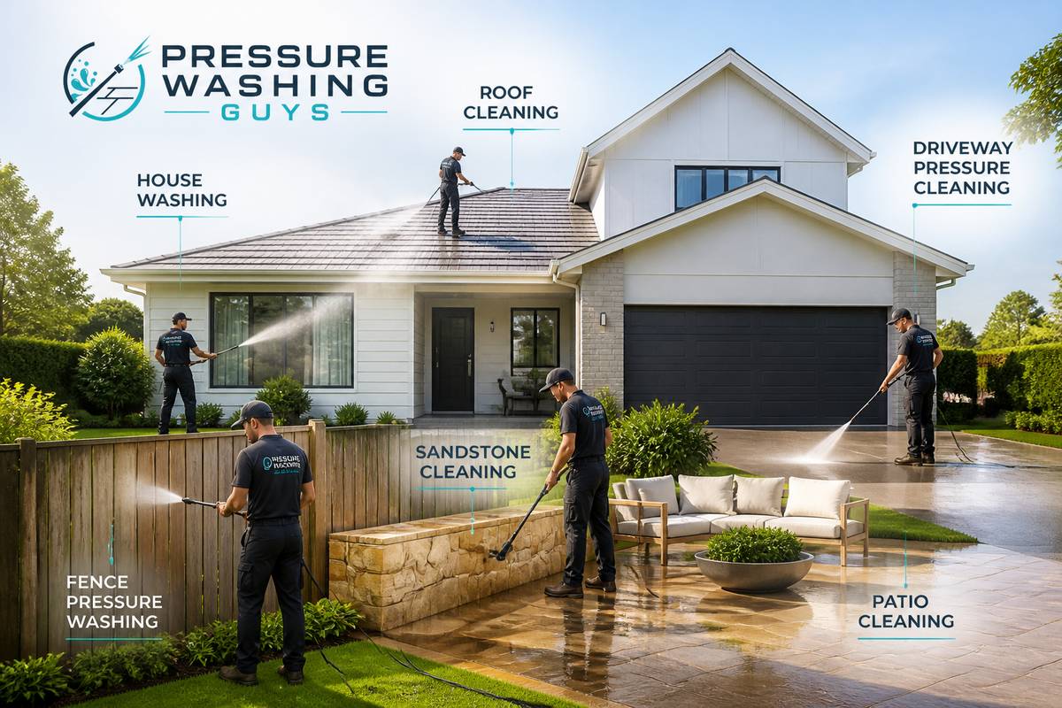https://pressurewashingguys.com.au/ website